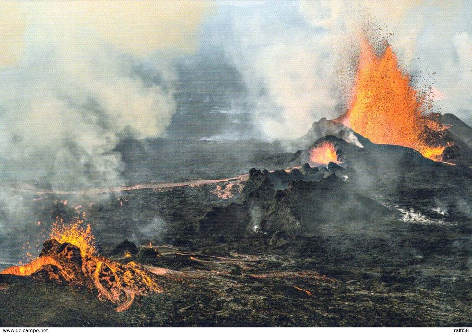 1 AK Island Iceland * Ausbruch Im Lavafeld Holuhraun 2014 Nördlich Des Vatnajökull Gletschers * - Island