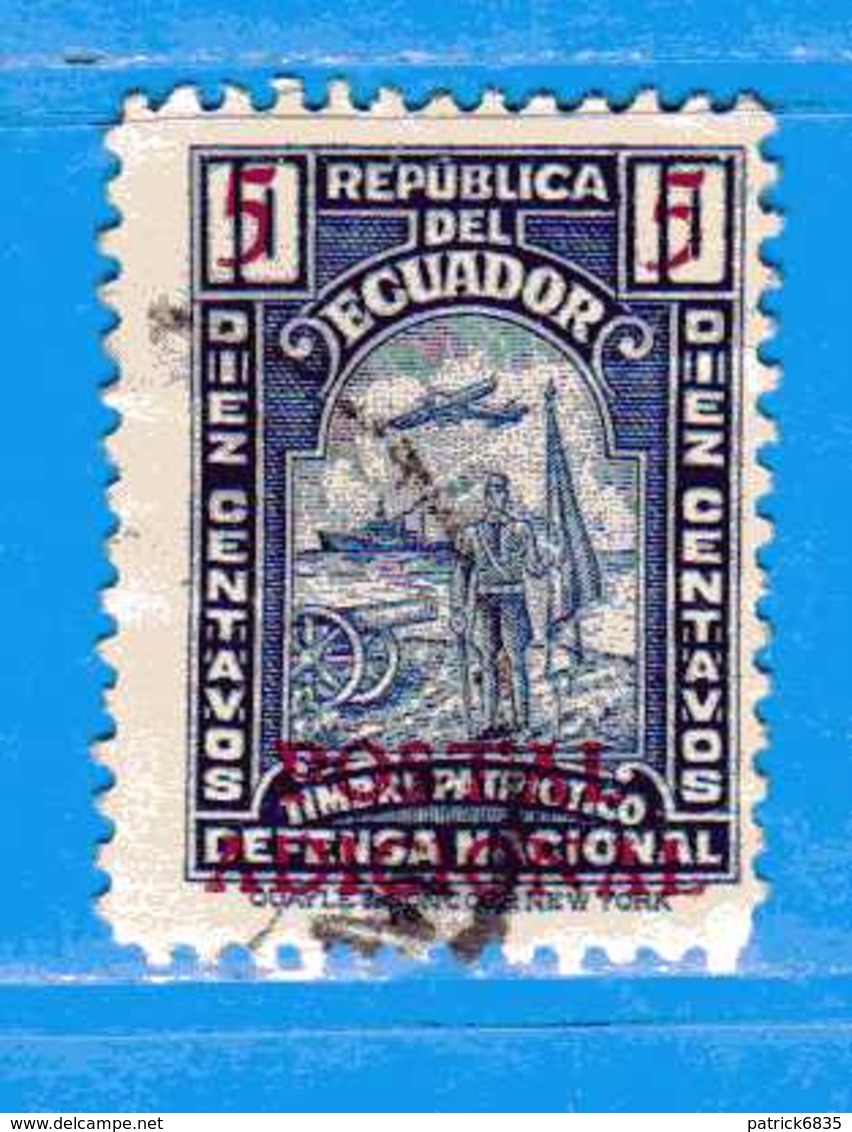 Ecuador °- 1936 - Bienfaisance- Patriotique Yvert. 7.  -  Used. - Ecuador