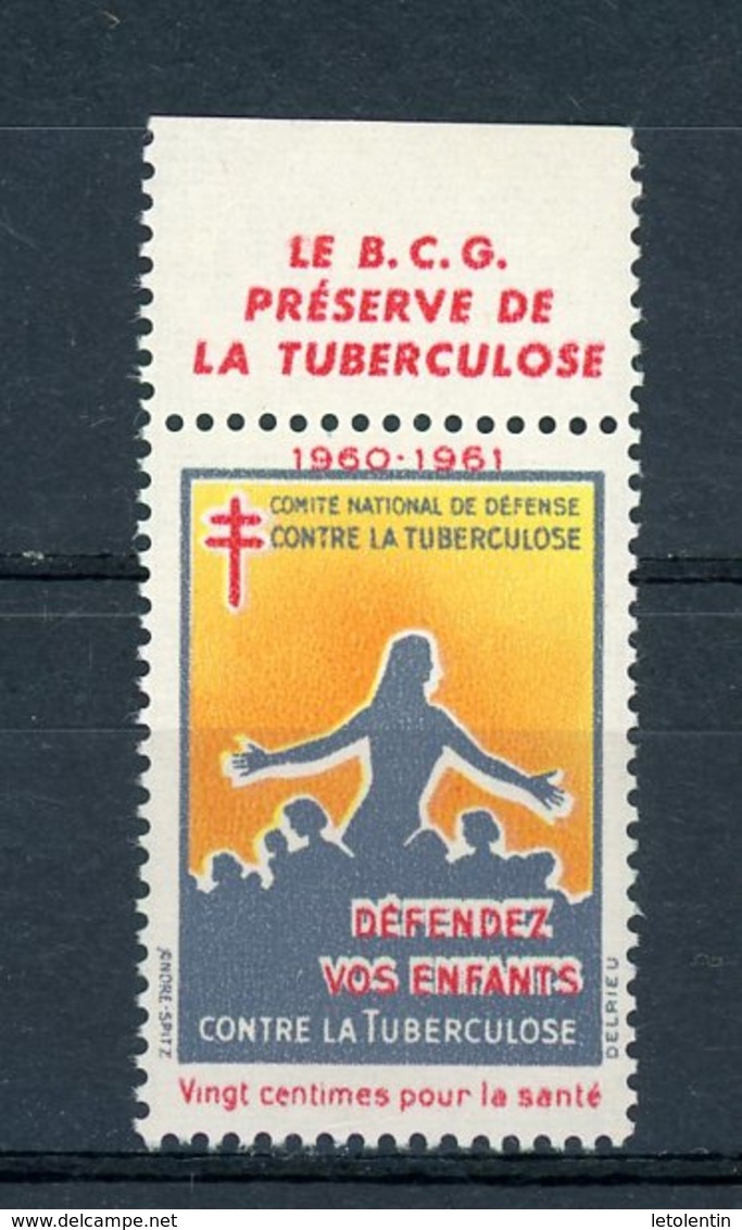 CONTRE LA TUBERCULOSE 1960/61 ** - Antituberculeux