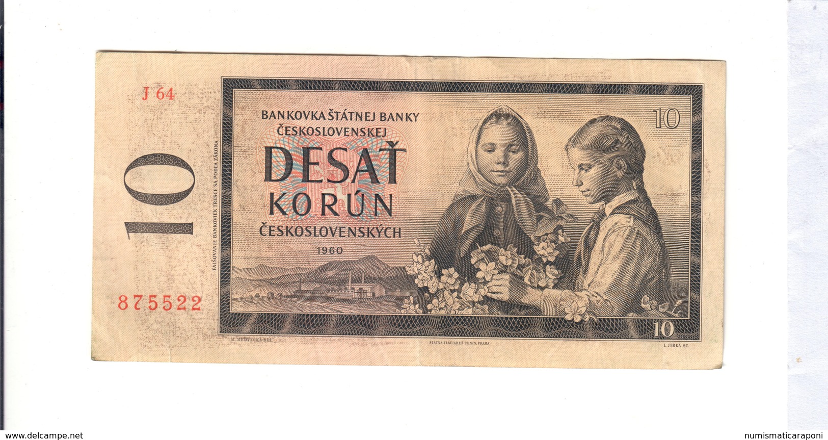 Cecoslovacchia 10 Korun 1960 Lotto.2686 - Cecoslovacchia