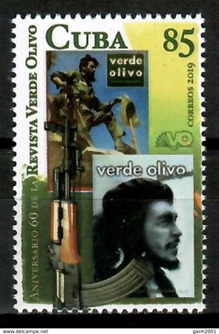 Cuba 2019 / Che Guevara Verde Olivo Magazine MNH / Cu14308  C4-4 - Otros & Sin Clasificación