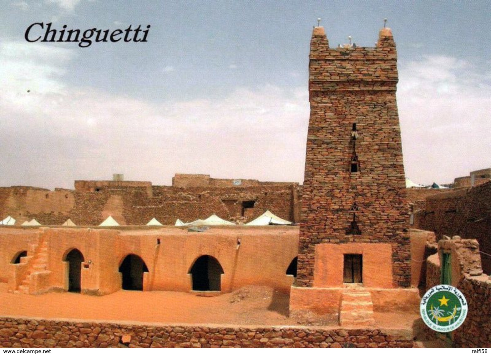 1 AK Mauretanien * Chinguetti - Altstadt Mit Dem Minarett Der Freitagsmoschee - Seit 1996 UNESCO Weltkulturerbe * - Mauritania