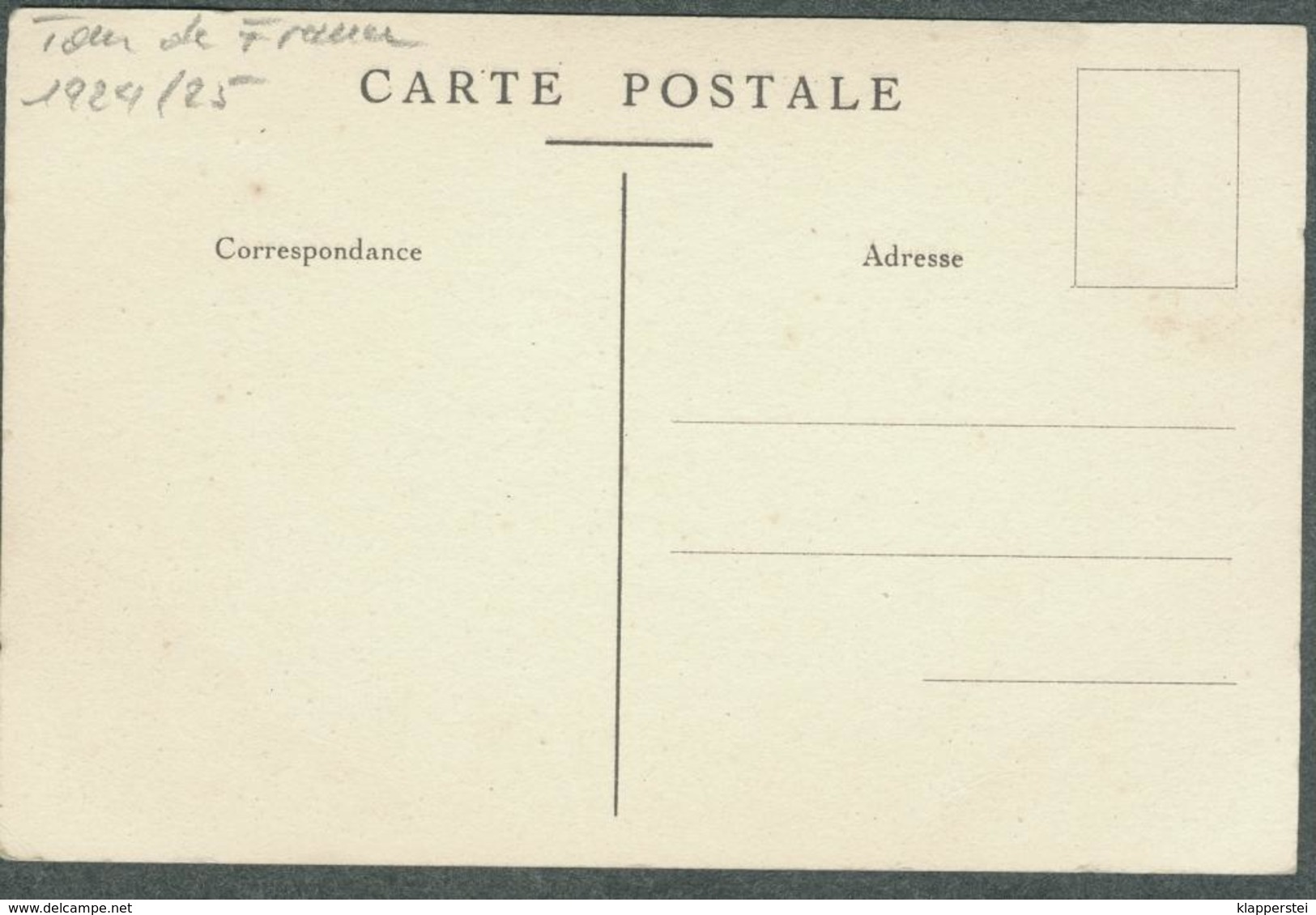 Tour De France 1924-25 BOTTECCHIA équipe Automoto-Hutchinson Montée Col D' Allos - Cyclisme