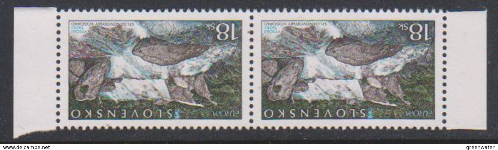 Europa Cept 2001 Slovakia 1v Pair  ** Mnh (44112M) - 2001