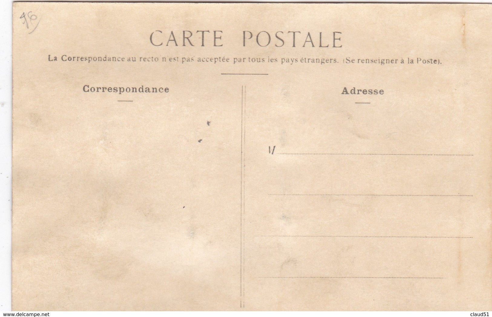 Naudin Sur Voiture Sizaire-Naudin ;- Seine Inférieur -76- Grand Prix De L'A.C.F. 6 & 7 Juillet 1908 - Andere & Zonder Classificatie