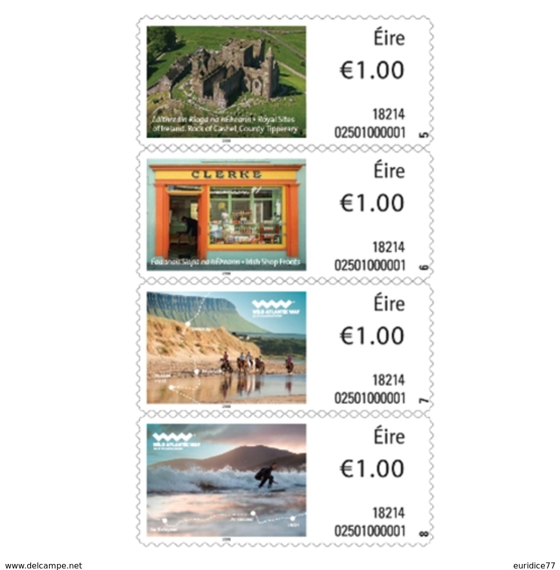 Ireland/Eire 2019 - Conmemorative Definitive Series Strip Of 4 Mnh - Neufs