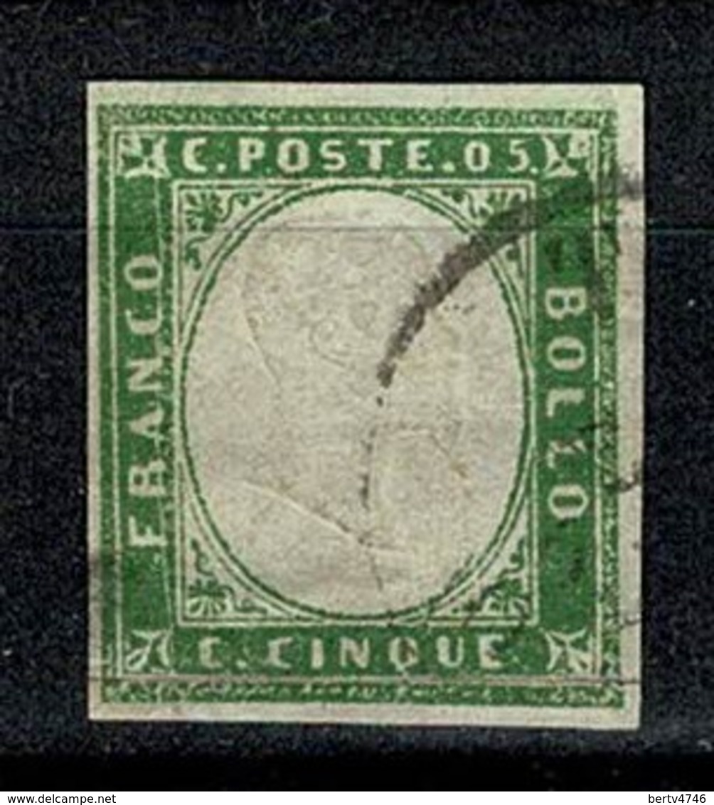 Sardegna 1855/63 Yv. 10, 11, 12 ( 7 Scans.) Used - Sardaigne