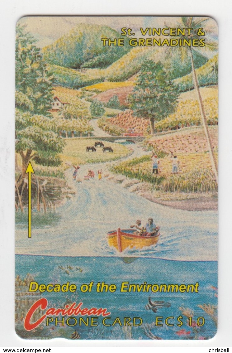 St Vincent GPT Phonecard (Superb Used) Code 7CSVA - St. Vincent & The Grenadines