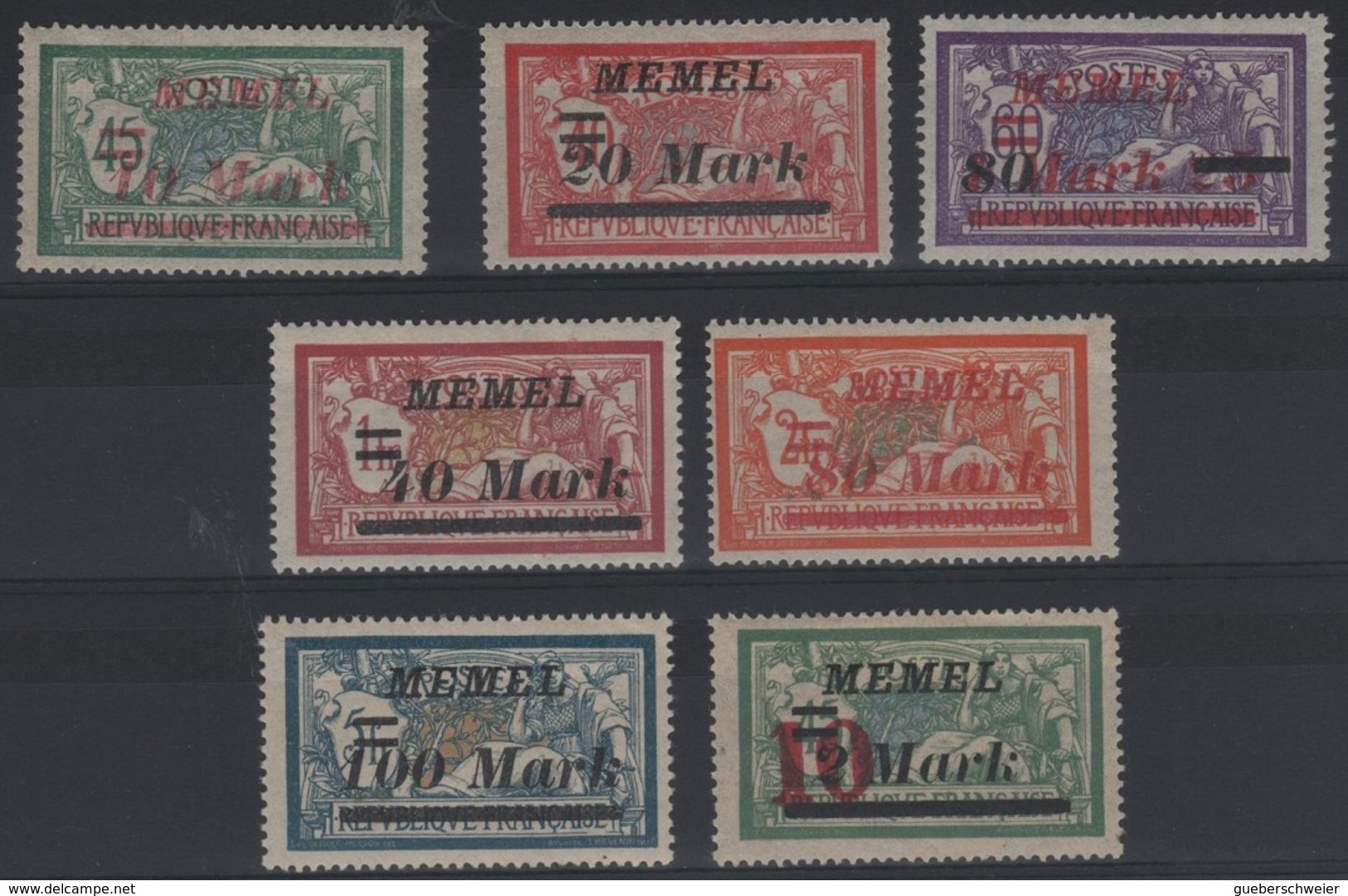 MEM83 - MEMEL Petit Lot Mersons Neufs**/* - Unused Stamps