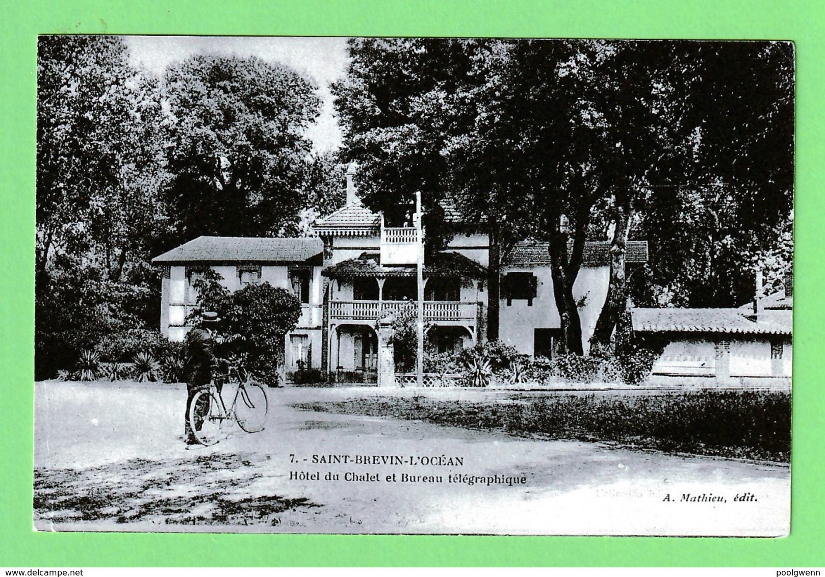 SAINT-BREVIN - L'OCEAN - HOTEL DU CHALET ET BUREAU TELEGRAPHIQUE - Saint-Brevin-l'Océan