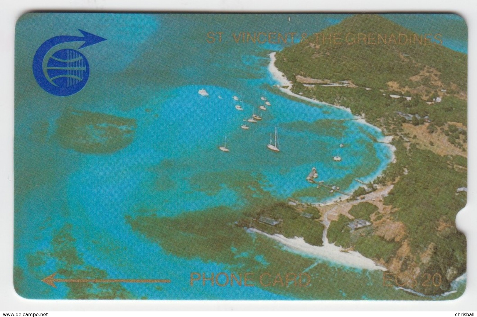 St Vincent GPT Phonecard (Superb Used) Code 1CSVC - Saint-Vincent-et-les-Grenadines