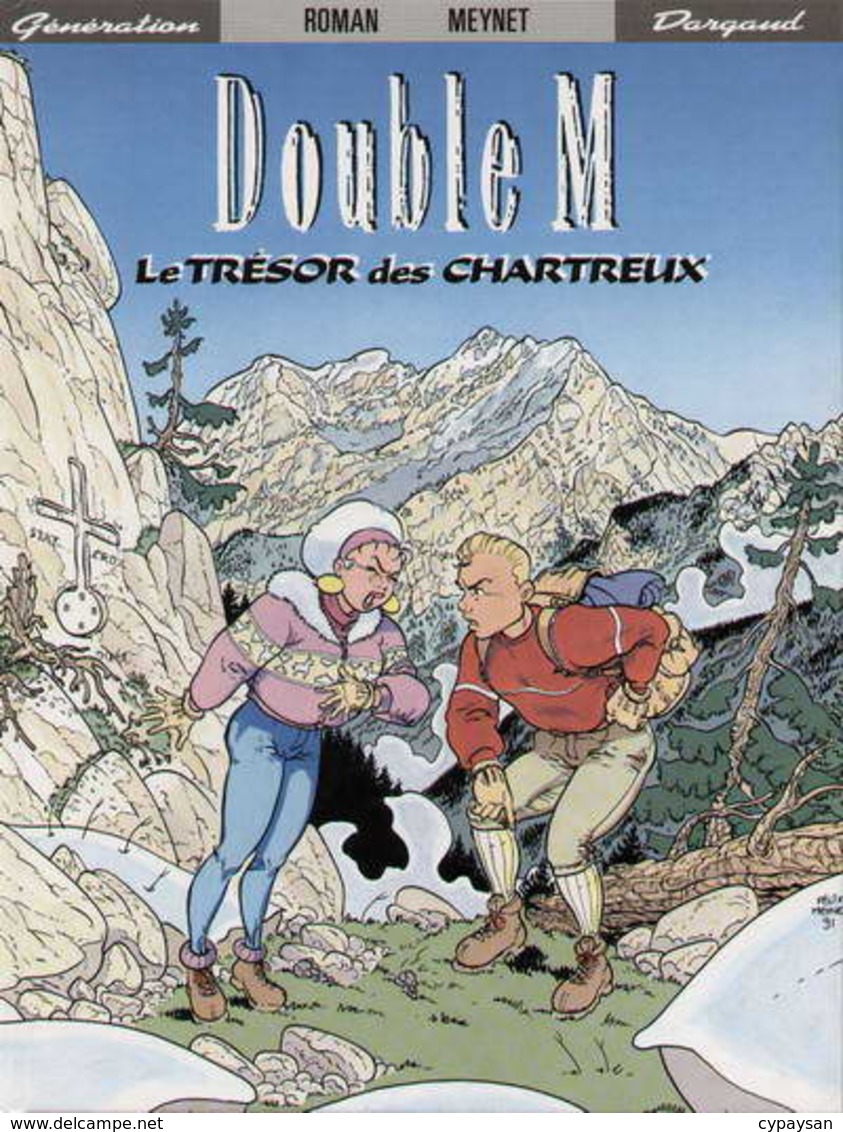 Double M T 01 Le Trésor Des Chartreux  RARE EO BE DARGAUD  01/1992  Roman Meynet (BI2) - Double M