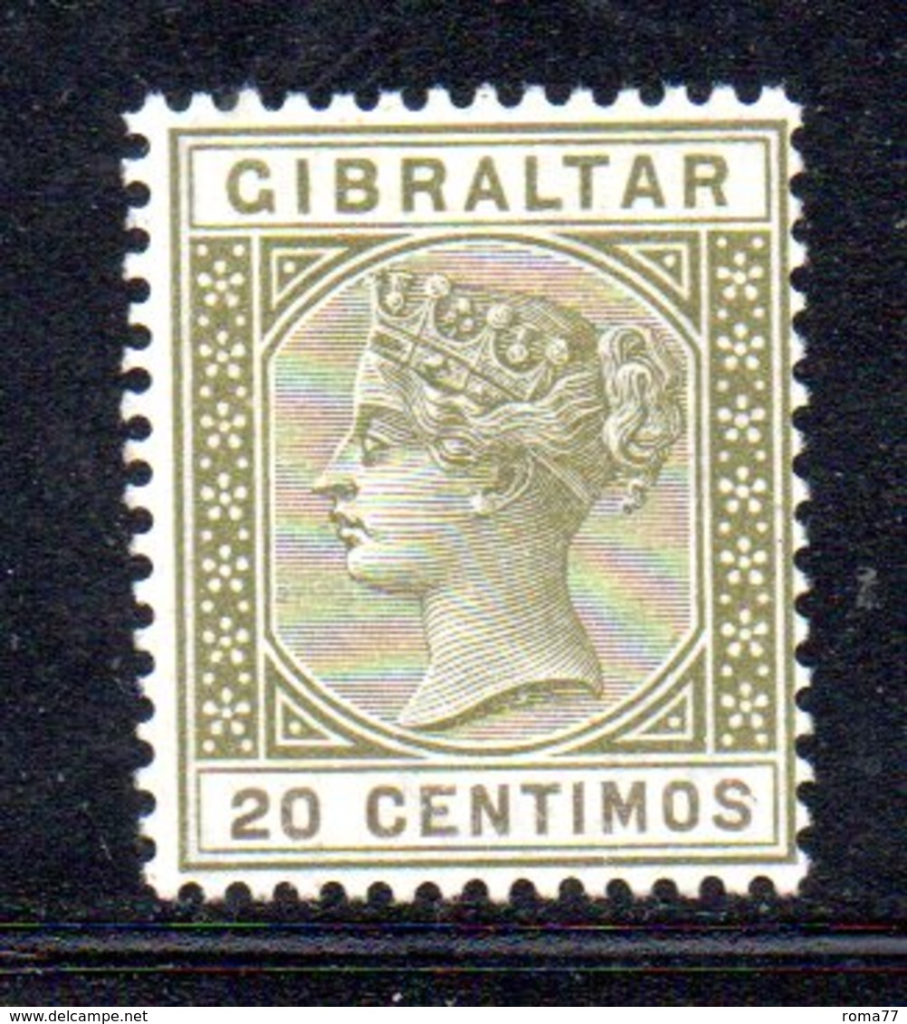 APR2148 - GIBILTERRA 1895 , Unificato N. 30  *** MNH  (2380A) . CA - Gibilterra