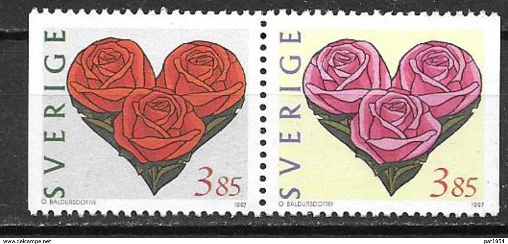 Suède 1997 1964/1965 Neufs Saint Valentin - Nuevos