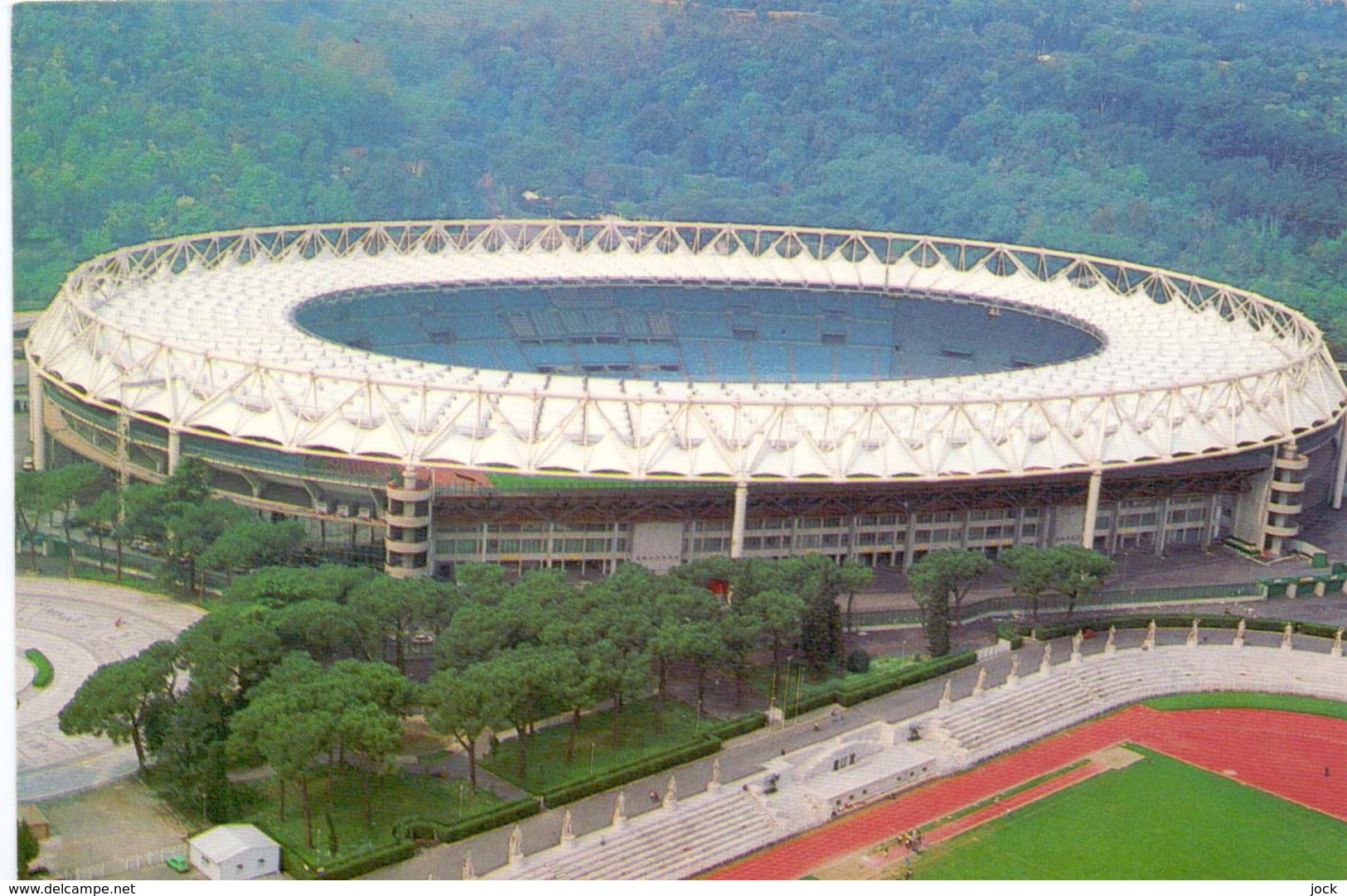 Postcard Stadium Roma Italia Olimpico Stadion Sports Stade Stadio Estadio Football Soccer Calcio Sport - Calcio