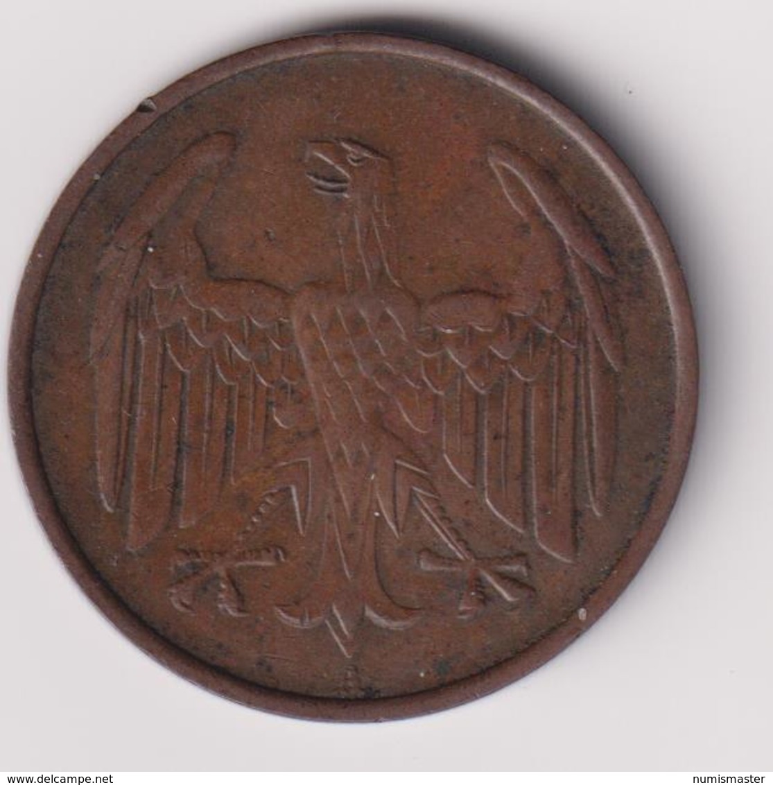 GERMANY , 4 REICHSPFENNIG 1932 A - 4 Reichspfennig