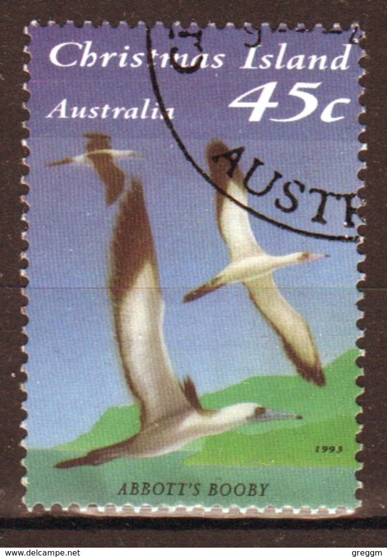 Christmas Island 1993 Single 45 Cent Stamp From The Seabirds Set. - Christmas Island