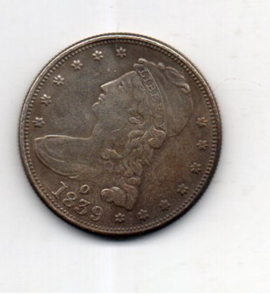 USA : 1/2 Dollar 1839 - 1794-1839: Early Halves (Prémices)