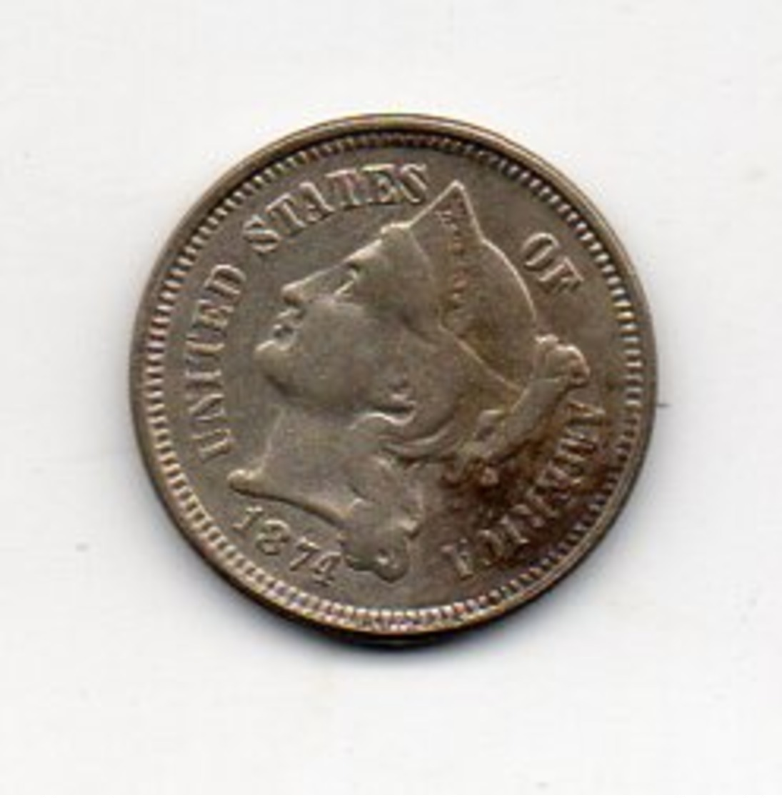 USA : 3 Cts 1874 - 2, 3 & 20 Cents