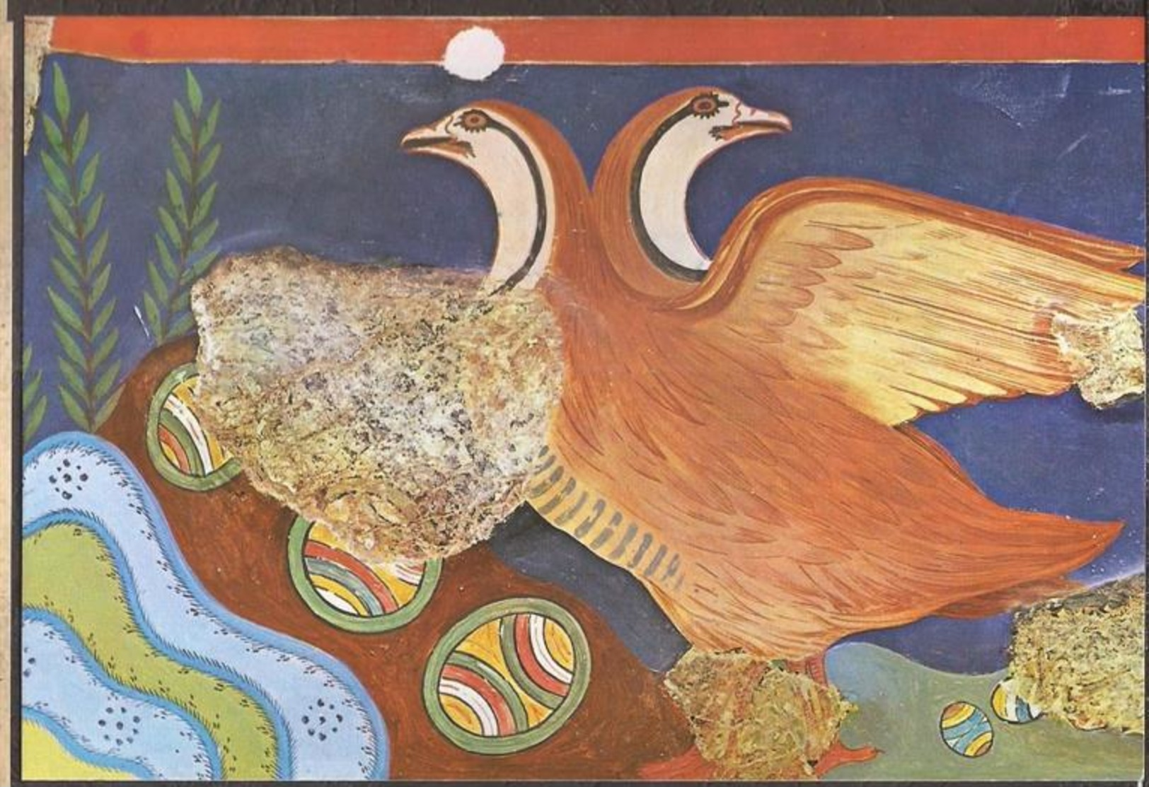 Grèce Art Musée Archéologique D'Héraklion Fresco Perdrix Caravan 1986 Hangar - Grecia