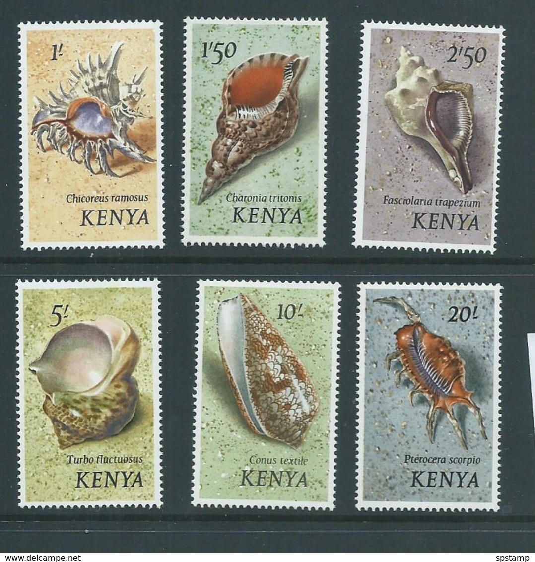 Kenya 1971 Shell Definitives 1 Shilling - 20 Shillings MNH - Kenya (1963-...)