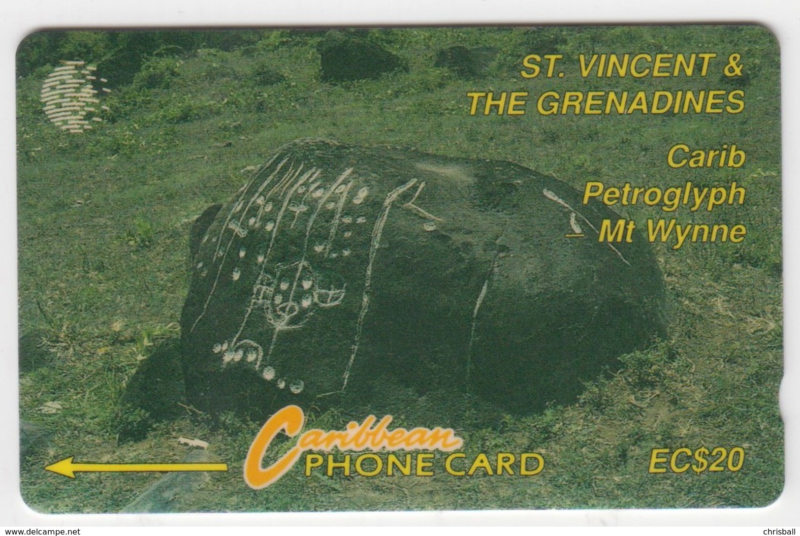 St Vincent GPT Phonecard (Fine Used) Code 7CSVB - St. Vincent & The Grenadines