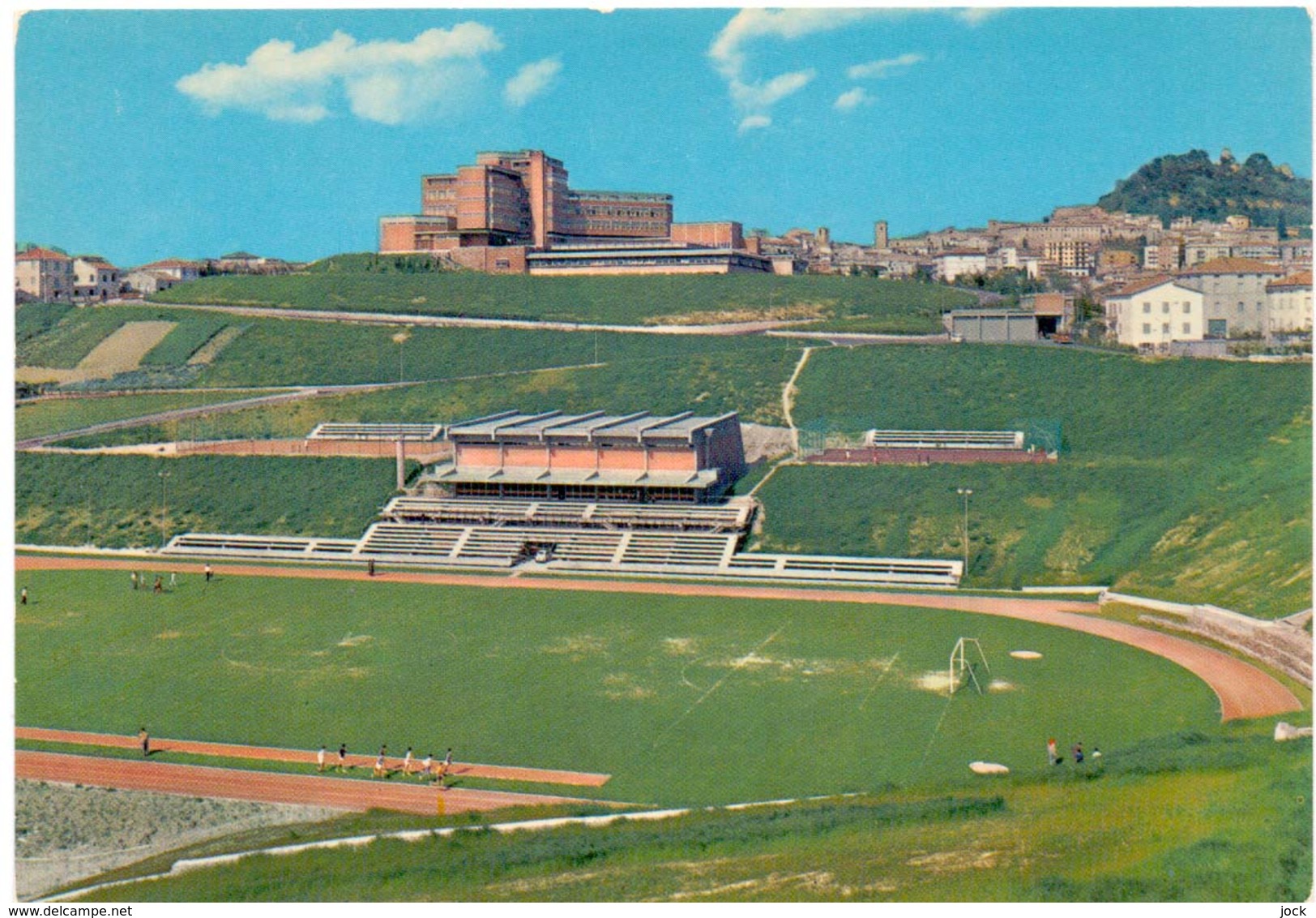 Postcard Stadium Fermo Campo Sportivo Italy Stadion Stadio Estadio Stade Sports Football Soccer - Football