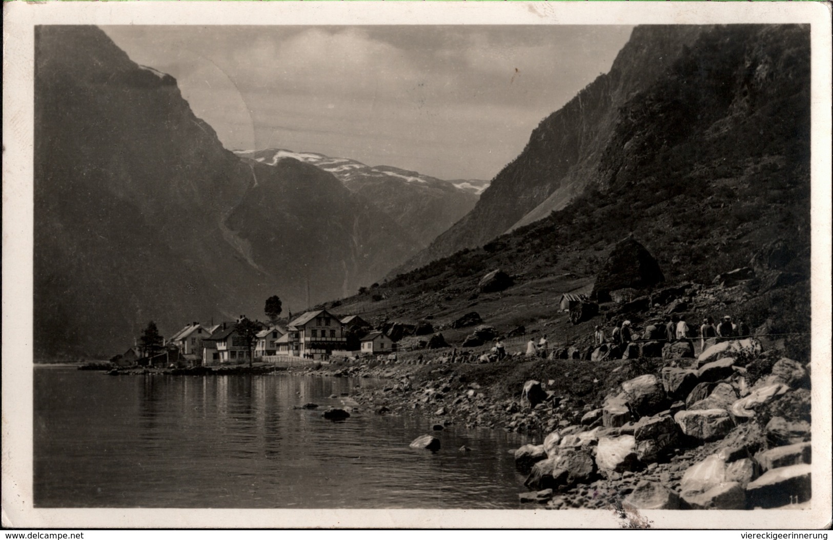 ! Alte Ansichtskarte Aus Gudvangen, Norwegen, Norway, Norvege, Schiffspost KdF, Monte Sarmiento - Briefe U. Dokumente