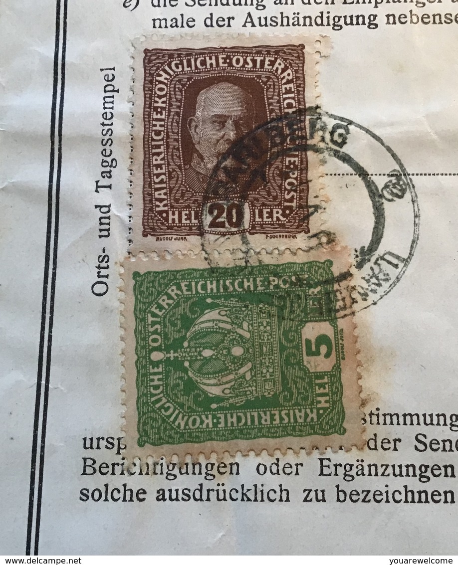 1917 Postformular NACHFRAGESCHREIBEN > Feldpost Kolacin Montenegro & Sarajevo Bosnien (LANGENEGG BRIEF ÖSTERREICH BOSNIA - Briefe U. Dokumente