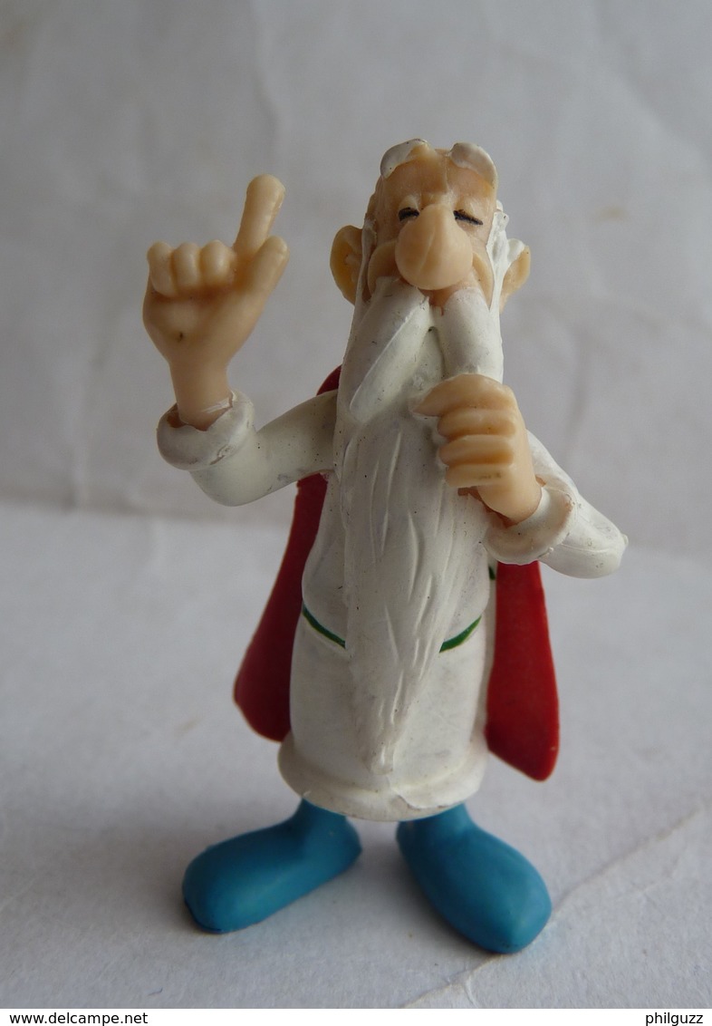 FIGURINE PLASTOY PANORAMIX DOIGT LEVE (tubo) - Astérix & Obélix