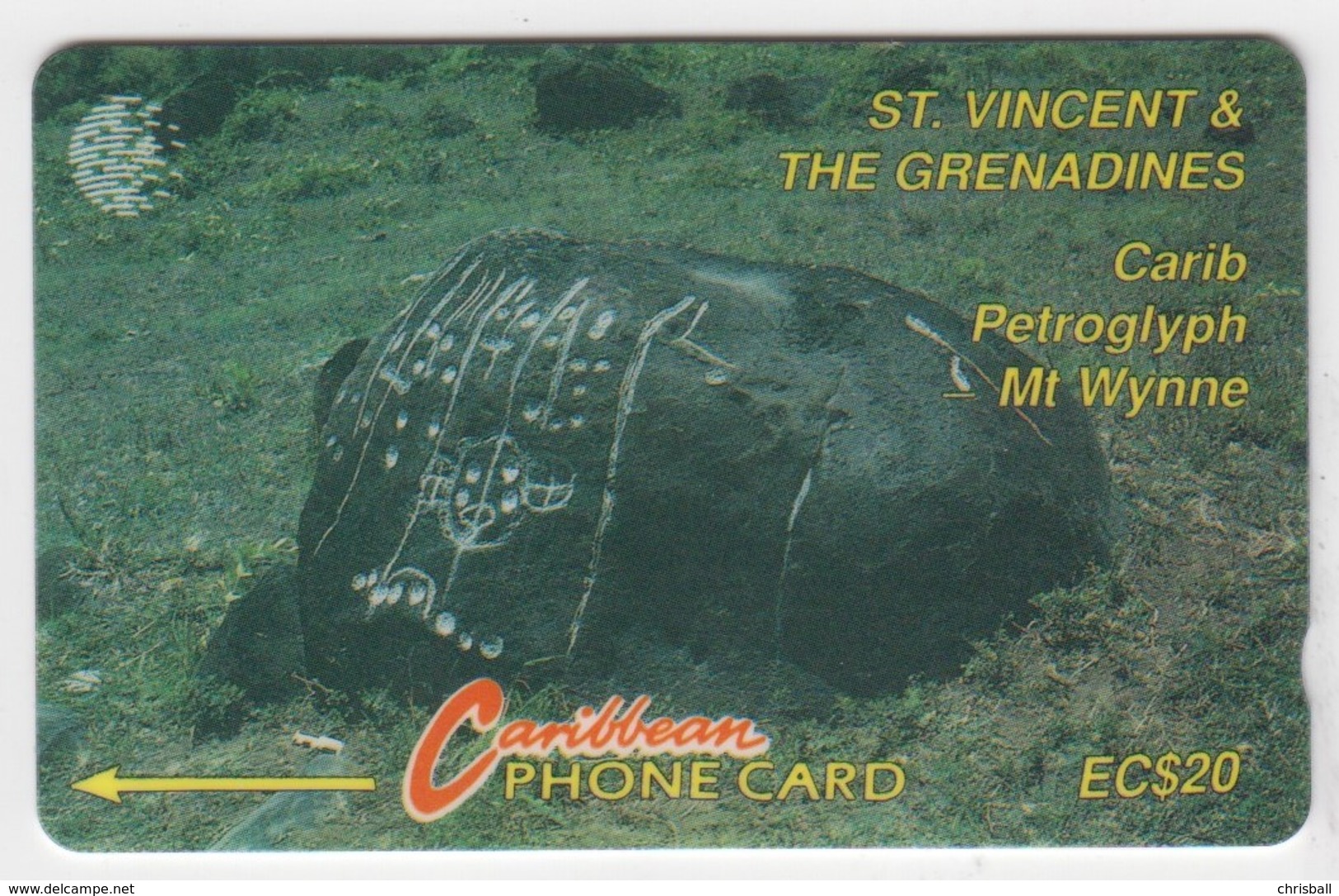 St Vincent GPT Phonecard (Fine Used) Code 11CSVB - St. Vincent & The Grenadines