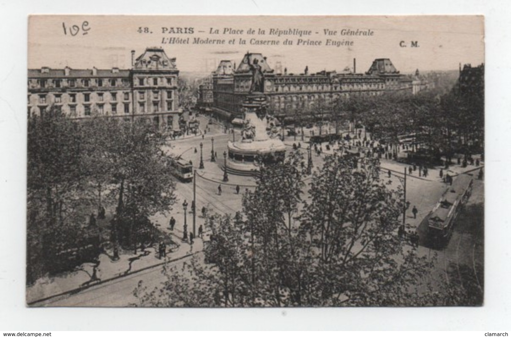 Lot de 100 CPA/CPSM de PARIS-Toutes différentes-BE-Frais d'envoi pour la F 7.30 (lot 8) V qq scans