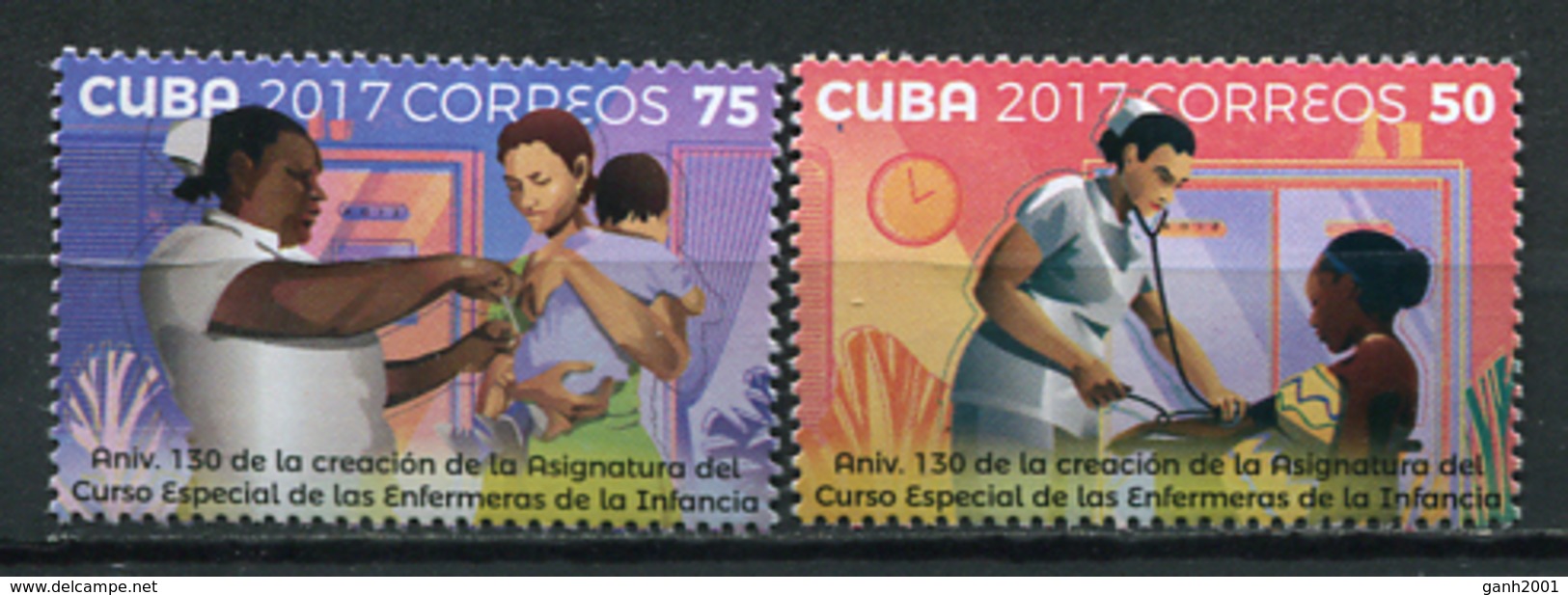 Cuba 2017 / Children Nurse MNH Enfermeras Infantiles Krankenschwestern / Cu5132  40-60 - Medizin