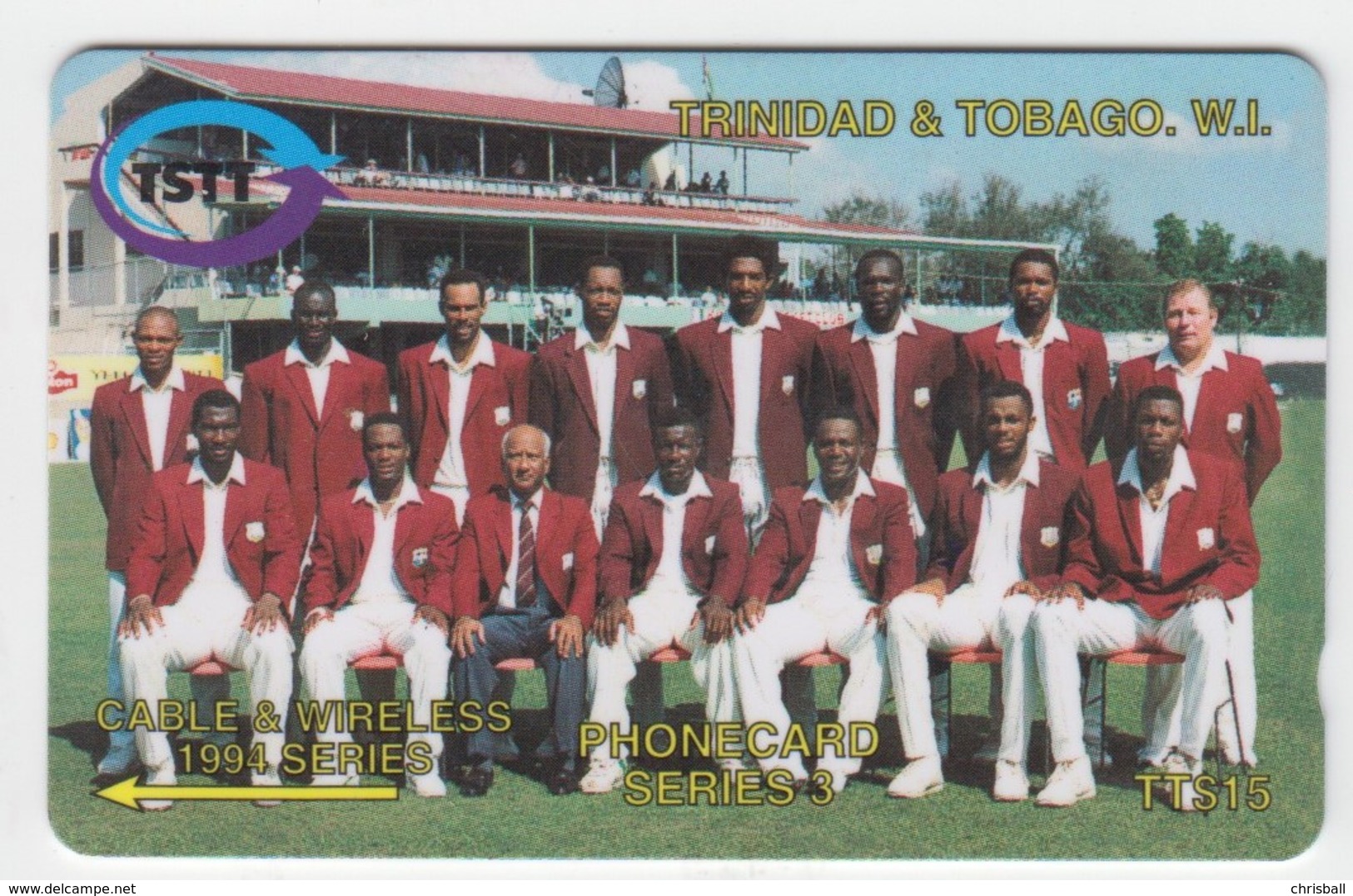 Trinidad & Tobago GPT Phonecard (Fine Used) Code 12CTTB - Trinidad & Tobago