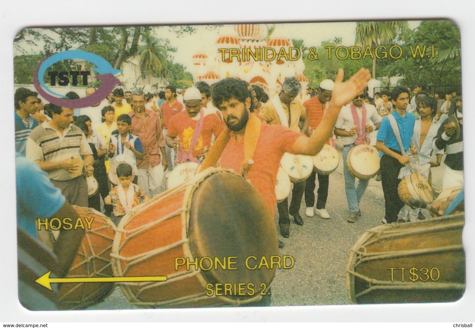 Trinidad & Tobago GPT Phonecard (Fine Used) Code 6CTTC - Trinidad & Tobago