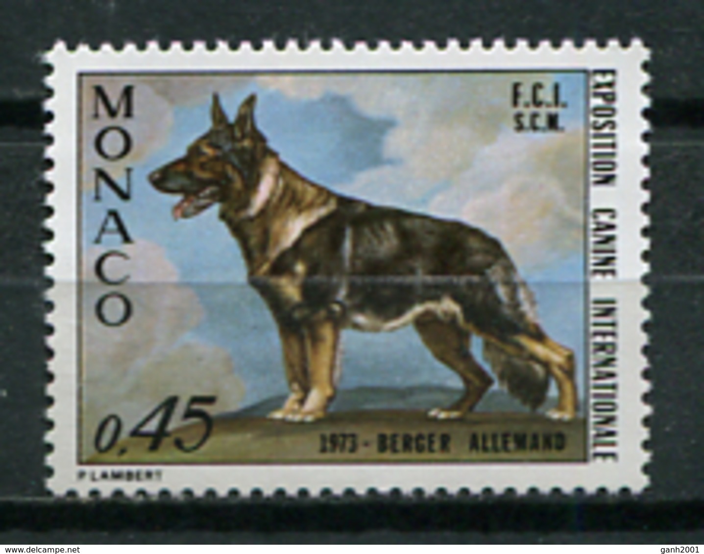 Monaco 1973 / Dog MNH Perro Hunde Chien / Cu7228  40-60 - Dogs