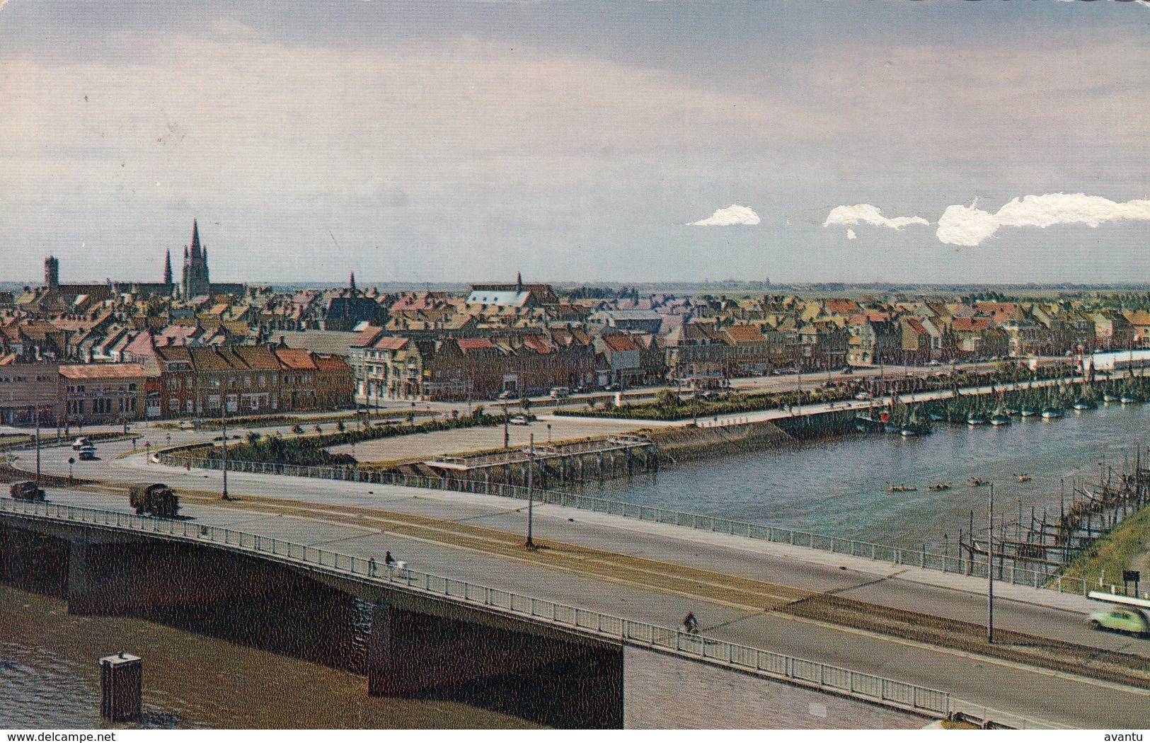 NIEUWPOORT / PANORAMA VANAF HET ALBERT I MONUMENT - Nieuwpoort