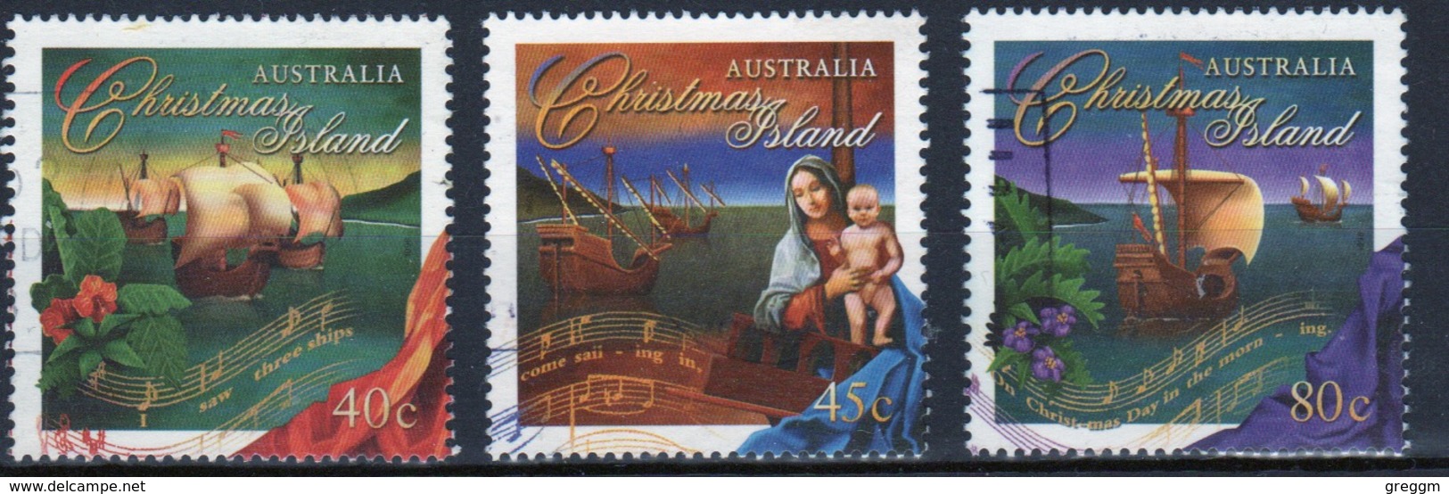 Christmas Island 1996 Set Of Stamps To Celebrate Christmas. - Christmas Island
