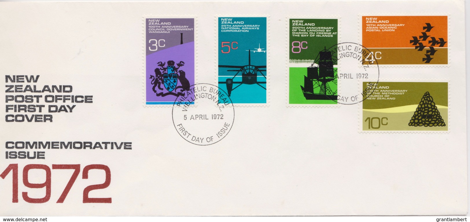 New Zealand 1972 Commemorative Issue FDC - FDC