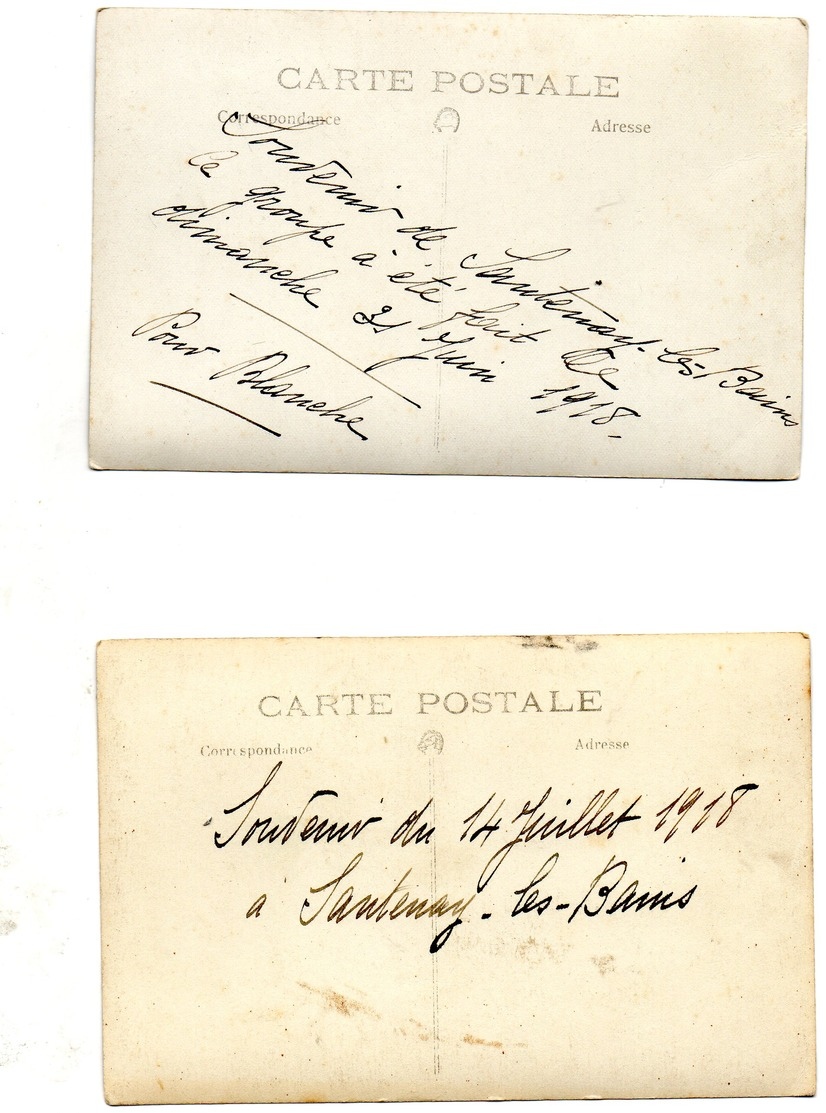 Santenay   2 Cartes Photos - Other & Unclassified