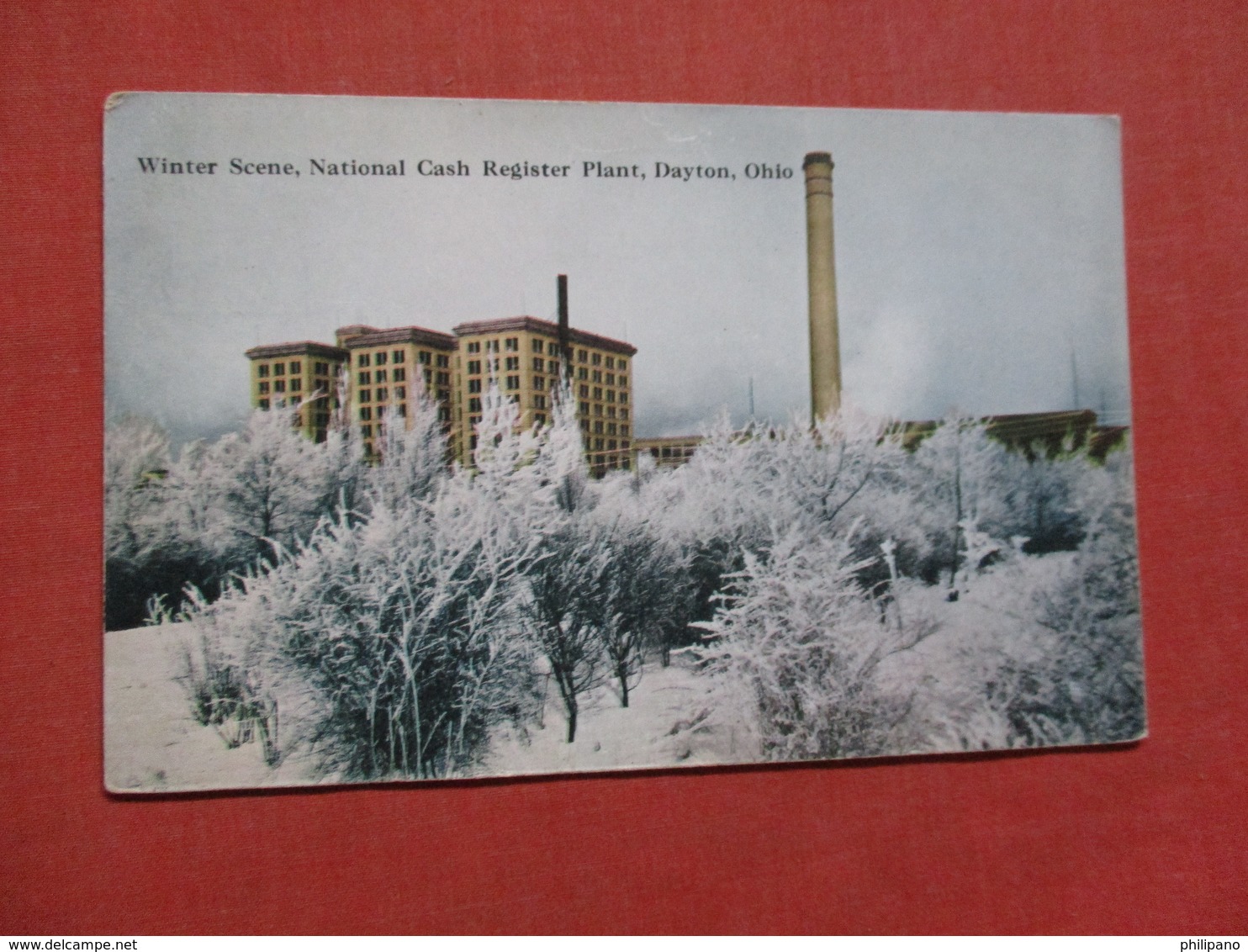 Winter Scene  National Cash Register Plant   Ohio > Dayton   Ref 3539 - Dayton