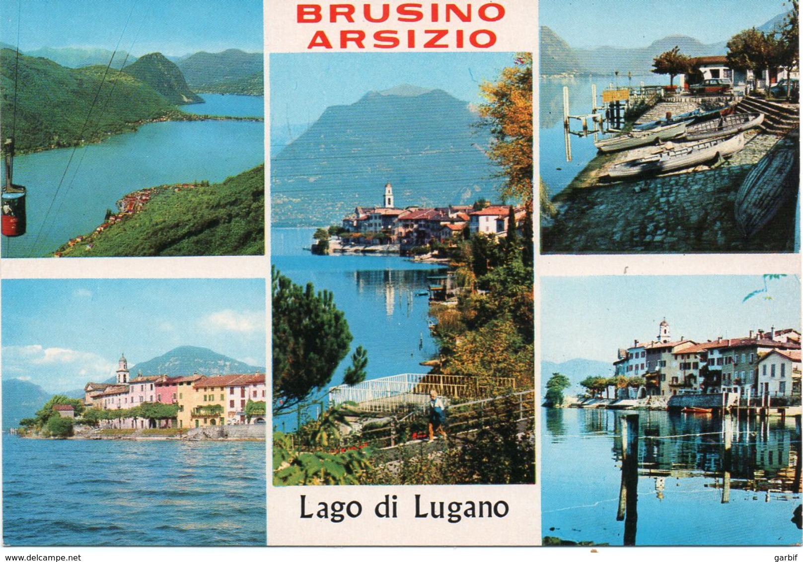 Svizzera - Canton Ticino - Lago Di Lugano - Brusino Arsizio - Vedutine - Fg - Brusino Arsizio