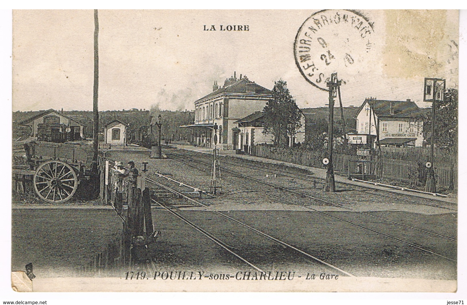 Pouilly-sous-Charlieu - La Gare - Autres & Non Classés