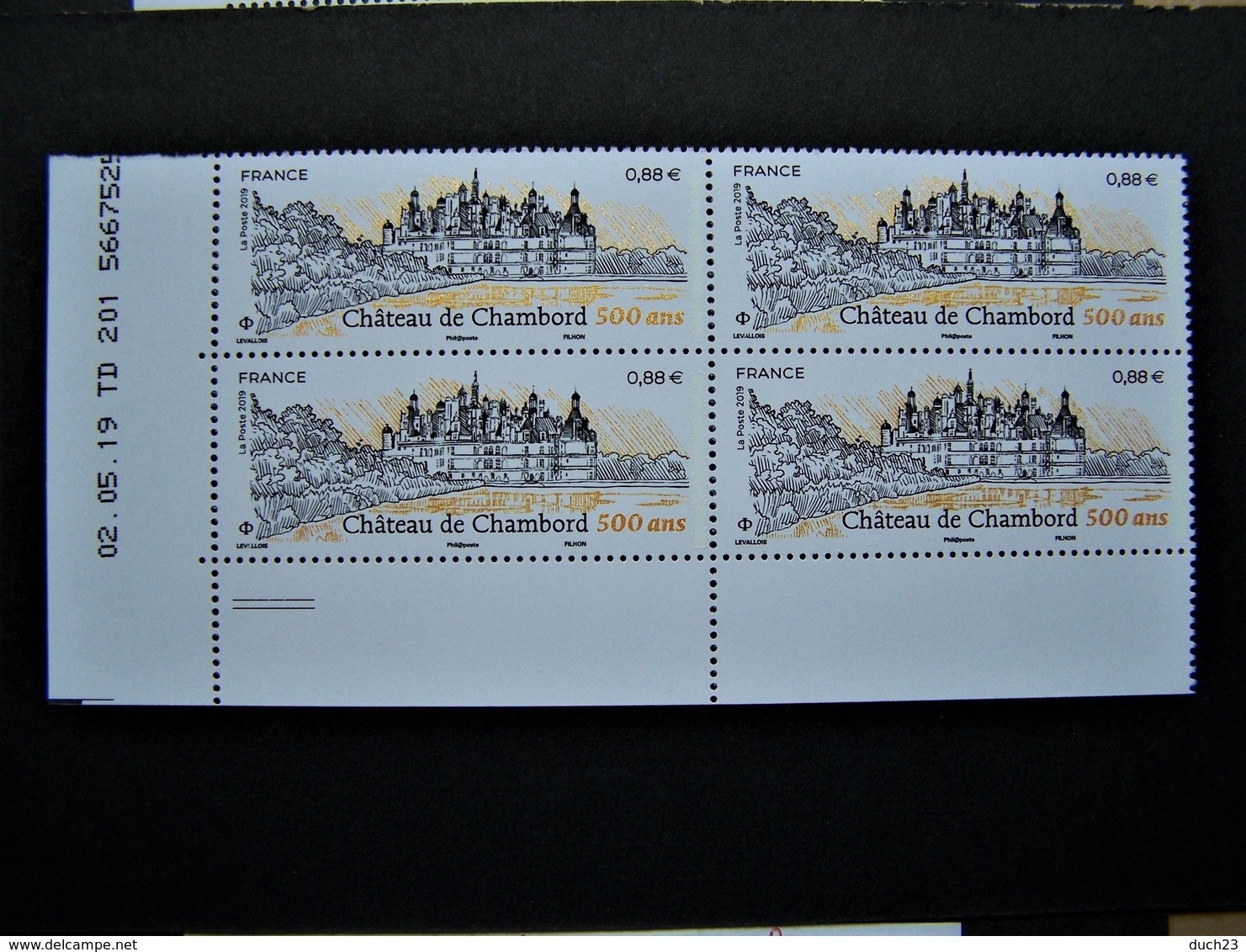 FRANCE** 2019 N° 5331 CHATEAU DE CHAMBORD COIN DATE DU 02.05.19 - 2010-2019