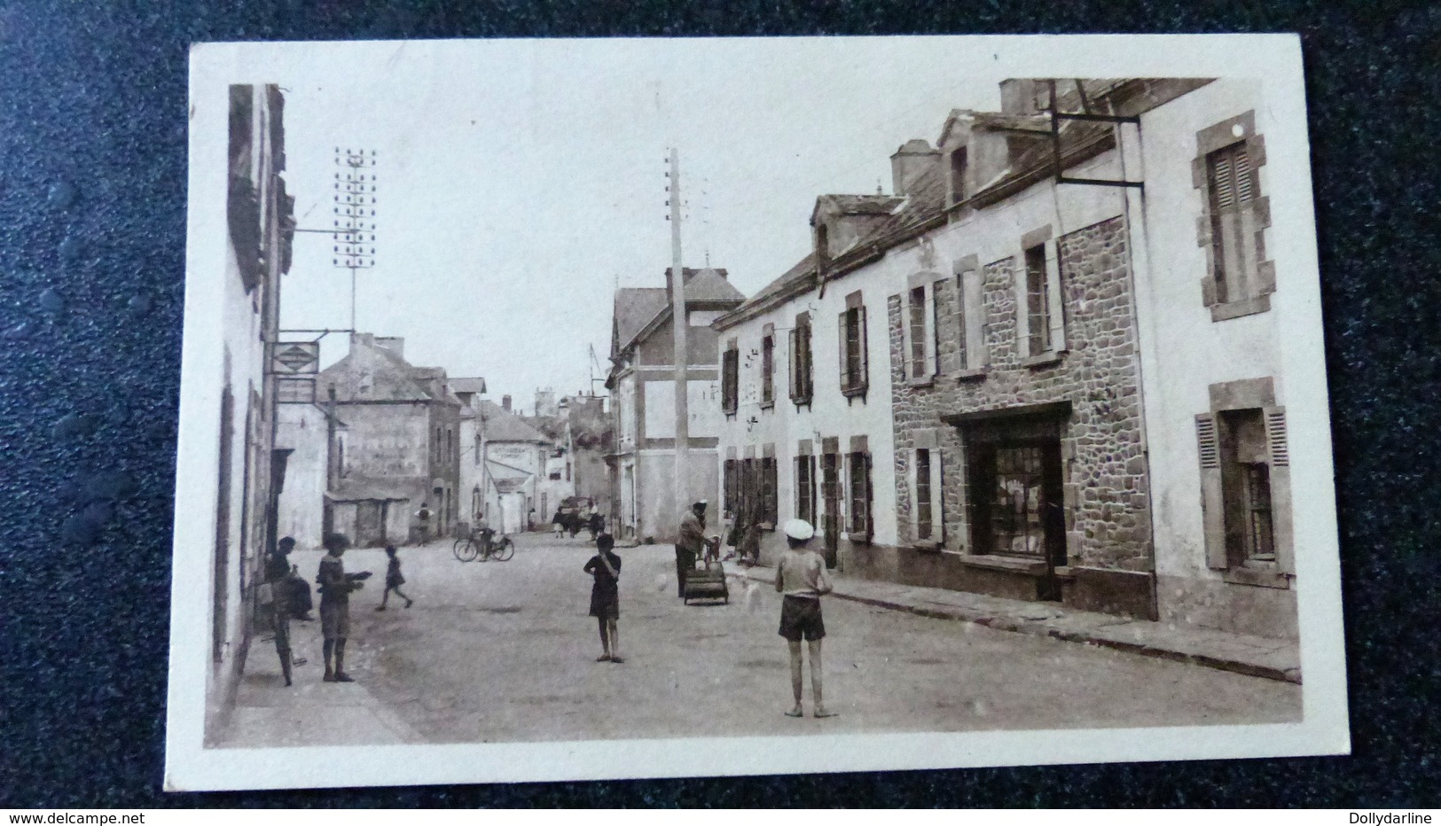 CPA LA TURBALLE La Rue De Guerande 44 Loire Atlantique Inférieure - La Turballe