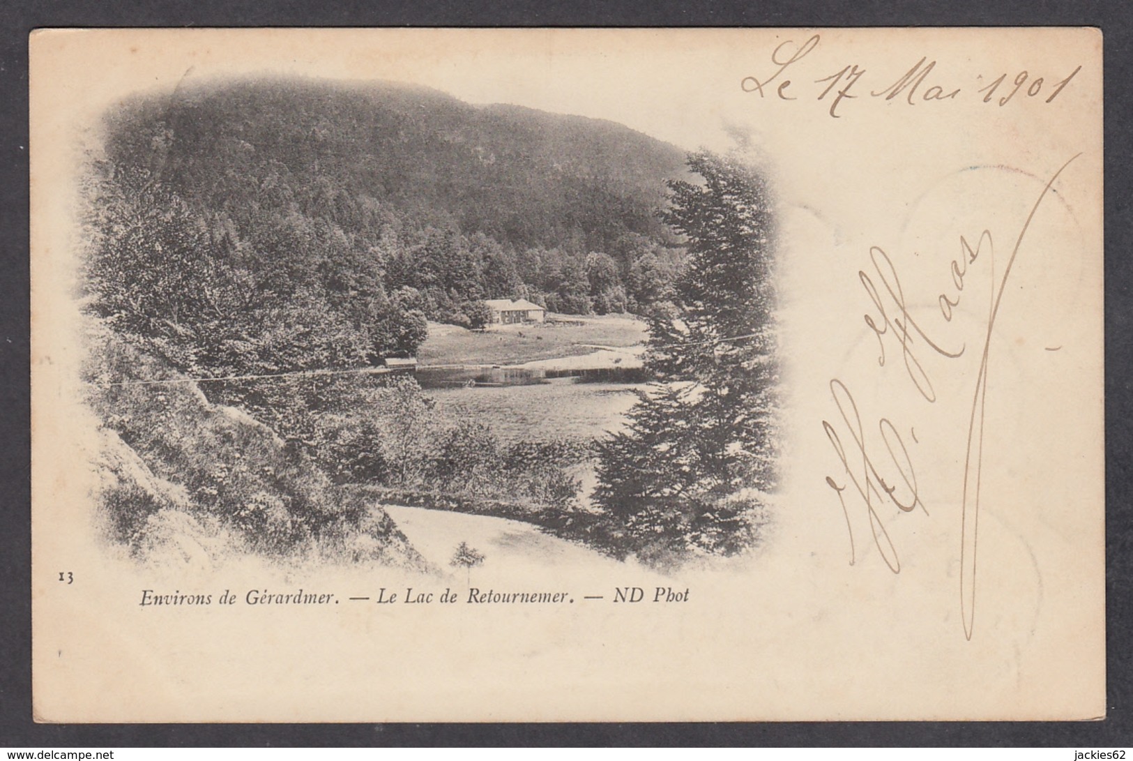 103393/ XONRUPT, Le Lac De Retournemer, 1901 - Xonrupt Longemer