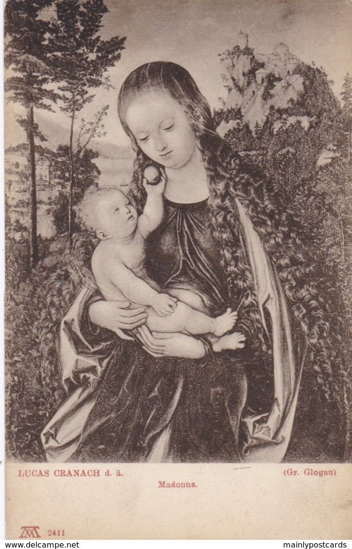 AS79 Art Postcard - Madonna By Lucas Cranach - Paintings