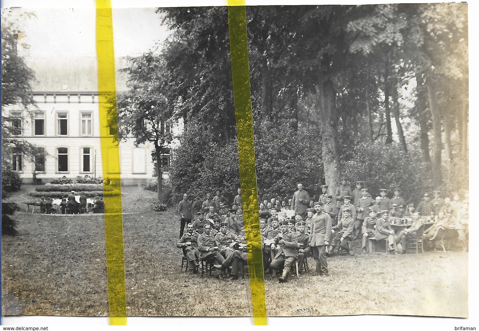 BELGIQUE FLANDRE MEULEBEKE  VOORZICHT Op't KASTEEL PHOTO ALLEMANDE MILITARIA 1914/1918 WK1 WW1 - Meulebeke
