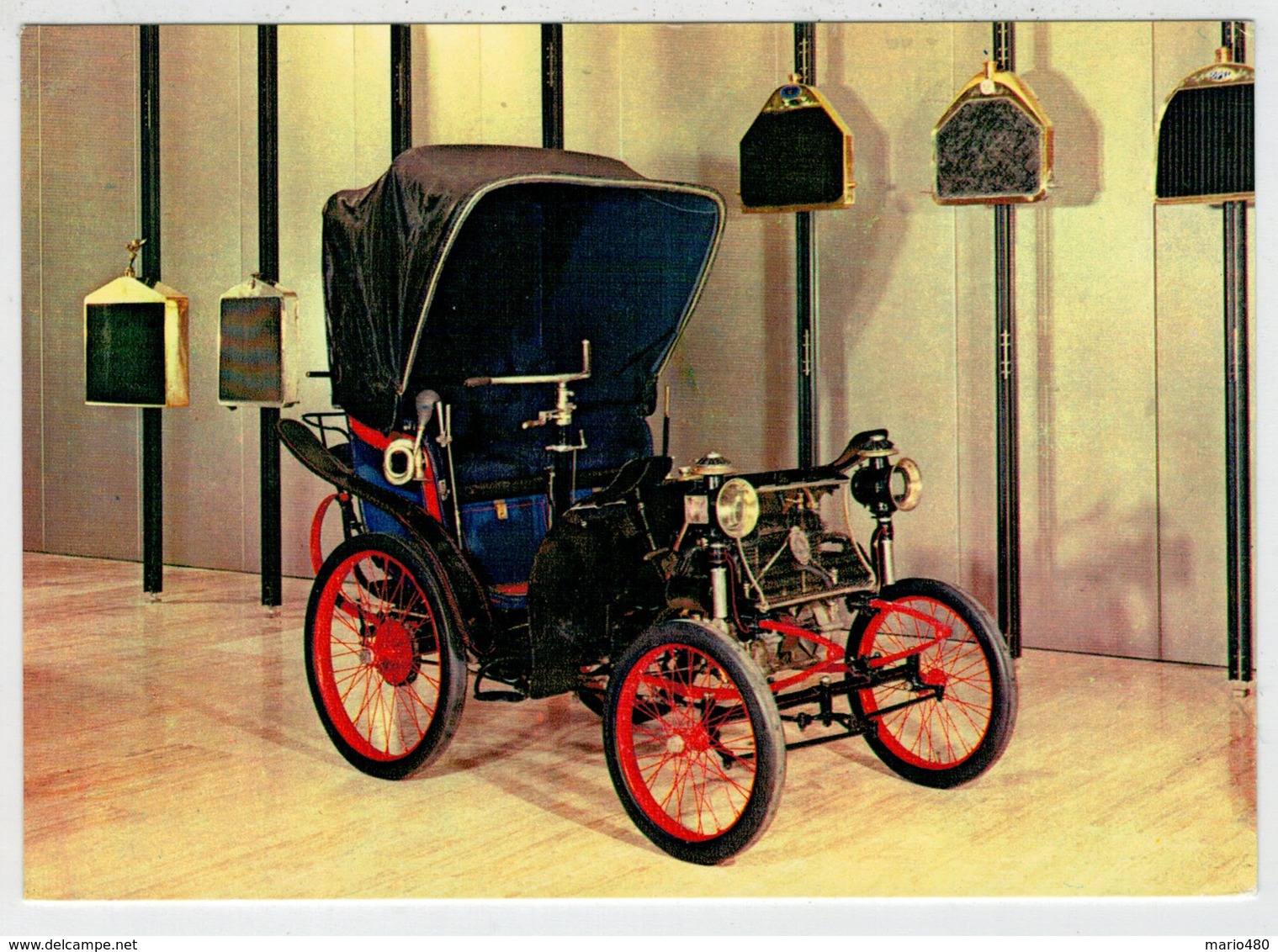 TORINO  MUSEO  DELL' AUTOMOBILE   CARLO BASCARETTI  DI RUFFIA     " PRINETTI & STUCCHI 4 HP "     (NUOVA) - Museums