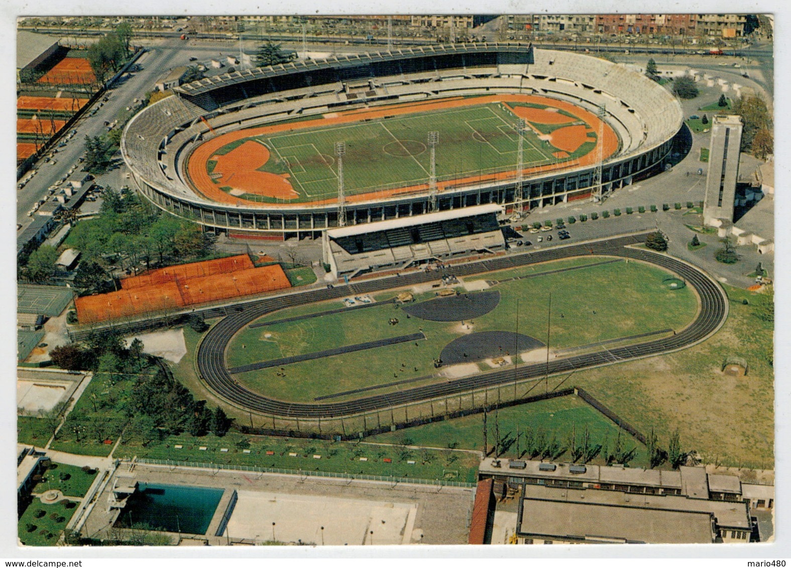TORINO    STADIO   COMUNALE  DALL' AEREO      (VIAGGIATA) - Stades & Structures Sportives